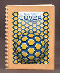 Bookinzi Okul Defteri (Taslamalı) 80gr. 70 yaprak A4 Çizgili - Optik İllüzyon Serisi - 08