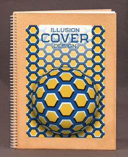 Bookinzi Okul Defteri (Taslamalı) 80gr. 70 yaprak A4 Çizgili - Optik İllüzyon Serisi - 08