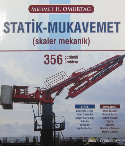 Statik - Mukavemet Skaler Mekanik 356 Çözümlü Problem