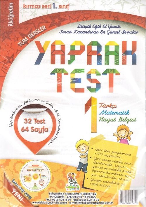 1. Sınıf Yaprak Test
