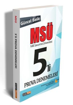 MSÜ Milli Savunma Üniversitesi 5'li Prova Denemeleri 