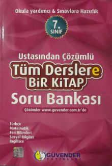 7. Sınıf Ustasından Çözümlü Tüm Derslere Bir Kitap Soru Bankası