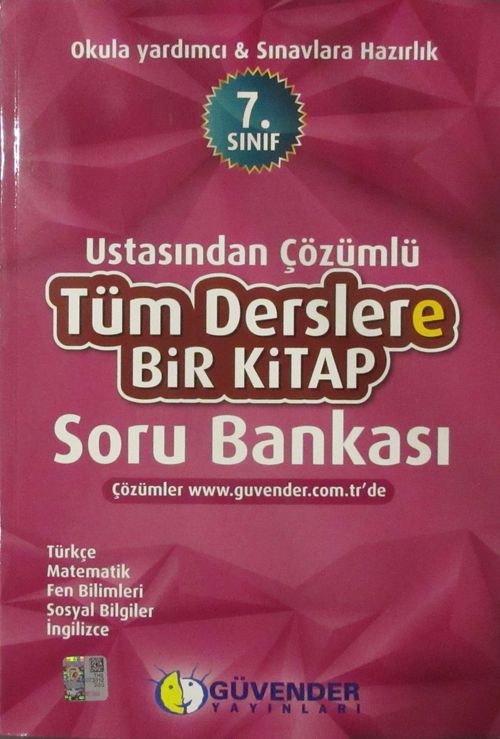 7. Sınıf Ustasından Çözümlü Tüm Derslere Bir Kitap Soru Bankası