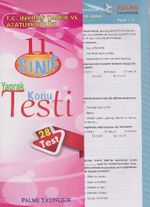 11.Sınıf T.C. İnkılap Tarihi ve Atatürkçülük  Yaprak Konu Testi (28 Test)