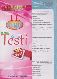 11.Sınıf T.C. İnkılap Tarihi ve Atatürkçülük  Yaprak Konu Testi (28 Test)
