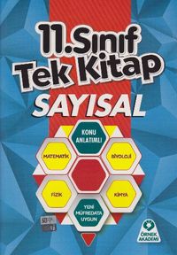 11. Sınıf Tek Kitap Sayısal Konu Anlatımlı