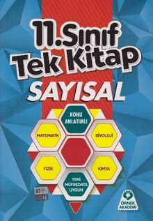 11. Sınıf Tek Kitap Sayısal Konu Anlatımlı