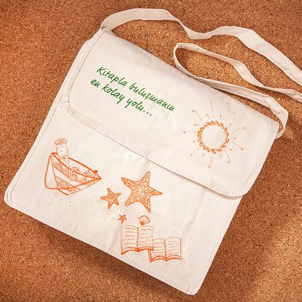 Kitapyurdu Postacı Bez Çanta (Yaz Temalı)