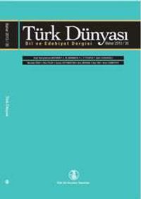 Türk Dünyası Dil ve Edebiyat Dergisi Sayı: 35