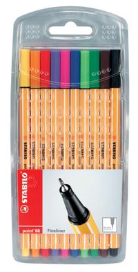 Stabilo Point 88 Keçeli Kalem  (10 Renk)