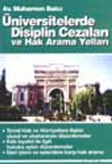 Üniversitelerde Disiplin Cezaları Ve Hak Arama Yolları
