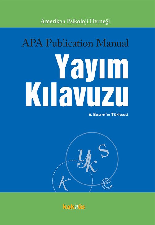 APA Yayım Kılavuzu 6.Baskı