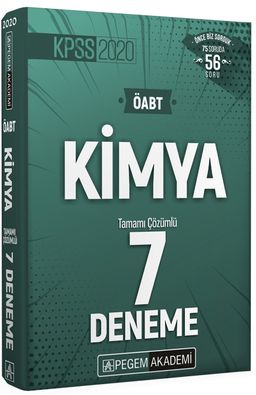 2020 KPSS ÖABT Kimya Tamamı Çözümlü 7 Deneme
