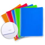 Bookinzi Okul Defteri - 80gr. 70 yaprak  A4 Spiralli Gri Çizgili Defter (5'li Set)