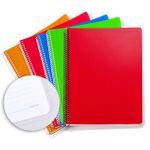 Bookinzi Okul Defteri - 80gr. 70 yaprak  A4 Spiralli Mavi Çizgili Defter (5'li Set)