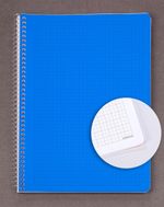 Bookinzi Okul Defteri 80gr. 70 yaprak  B5 Spiralli Gri Kareli Defter