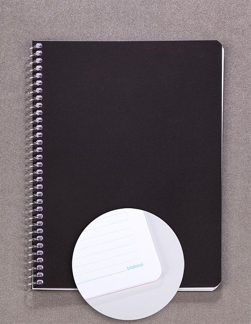 Bookinzi Okul Defteri 80gr. 70 yaprak  A5 Spiralli Mavi Cizgili Defter