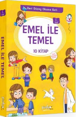 1. Sınıf Emel İle Temel Serisi (10 Kitaplık Set)