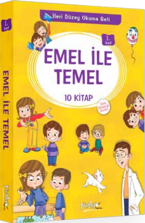 1. Sınıf Emel İle Temel Serisi (10 Kitaplık Set)