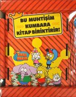 Kral Şakir Kumbara Çizgili Kırmızı (Kod 726)