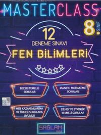 8. Sınıf Master Class Fen Bilimleri 12 Deneme