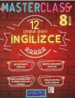 8. Sınıf Master Class İngilizce 12 Deneme