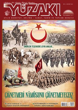Yüzakı Aylık Edebiyat, Kültür, Sanat, Tarih ve Toplum Dergisi Sayı:181 Mart  2020