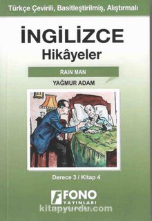 İngilizce -Türkçe Yağmur Adam (3-D) Hikaye Kitabı