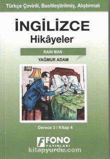 İngilizce -Türkçe Yağmur Adam (3-D) Hikaye Kitabı - Bilinmeyen Yazar