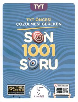 TYT Öncesi Çözülmesi Gereken Son 1001 Soru