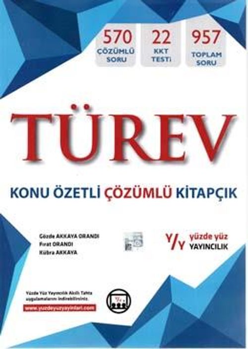 Türev Konu Özetli Çözümlü Kitapçık