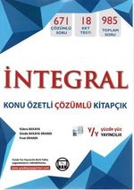 Matematik İntegral Konu Özetli Çözümlü Kitapçık 
