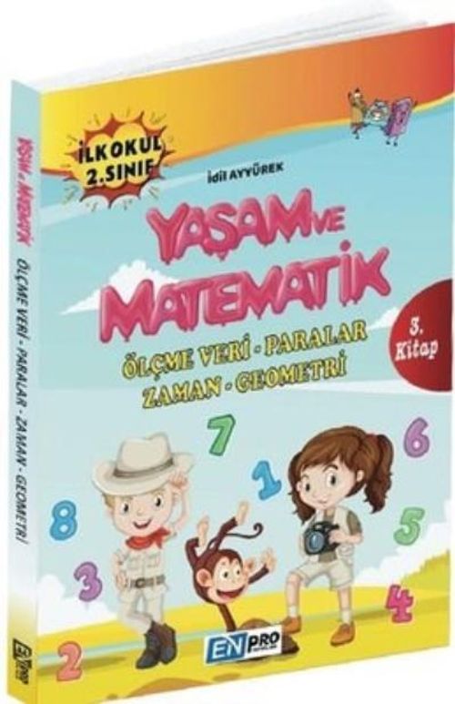 İlkokul 2. Sınıf 3. Kitap Ölçme Veri Paralar Zaman Geometri Yaşam ve Matematik