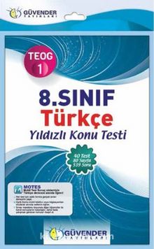 8. Sınıf Türkçe Yıldızlı Konu Testi TEOG 1