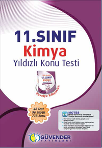 11. Sınıf Kimya Yıldızlı Konu Testi (40 Test 80 Sayfa)