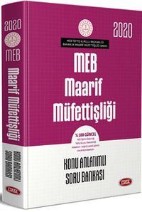 2020 MEB Maarif Müfettişliği Konu Anlatımlı Soru Bankası