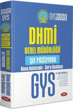 2020 GYS DHMİ Genel Müdürlüğü Şef Pozisyonu Konu Anlatımlı Soru Bankası 