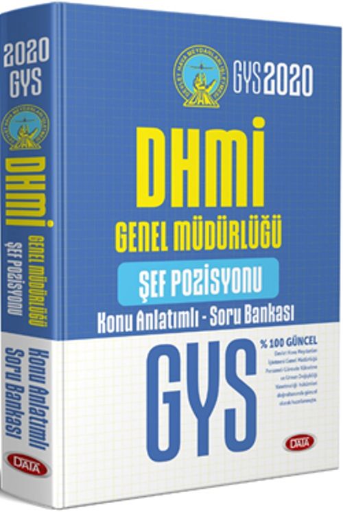 2020 GYS DHMİ Genel Müdürlüğü Şef Pozisyonu Konu Anlatımlı Soru Bankası 