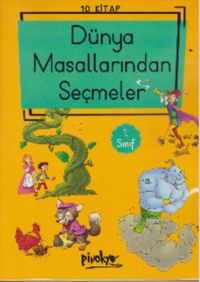 Dünya Masallarından Seçmeler Düz Yazı ile (10 Kitap Takım) (1. Sınıf)