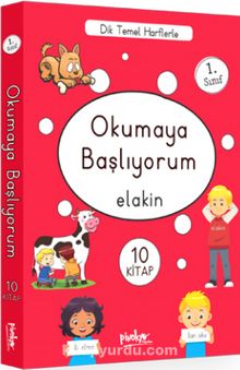 1. Sınıf Okumaya Başlıyorum (10 Kitaplık Set - ELAKİN) - Kolektif