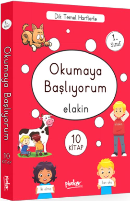 1. Sınıf Okumaya Başlıyorum (10 Kitaplık Set - ELAKİN)
