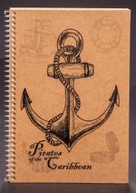 Bookinzi Okul Defteri (Taslamalı) 80gr. 70 yaprak Çizgili - Korsan Serisi - Çapa