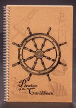 Bookinzi Okul Defteri (Taslamalı) 80gr. 70 yaprak Çizgili - Korsan Serisi - Dümen