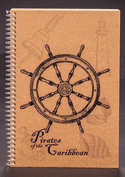 Bookinzi Okul Defteri (Taslamalı) 80gr. 70 yaprak Çizgili - Korsan Serisi - Dümen