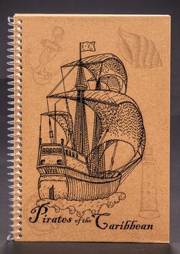 Bookinzi Okul Defteri (Taslamalı) 80gr. 70 yaprak Çizgili - Korsan Serisi - Kalyon