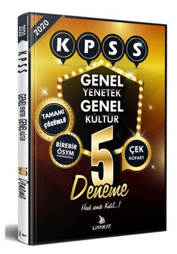 Tamamı Çözümlü 5 Özel Deneme - 2020 KPSS Özel Hazırlık Yeni Nesil