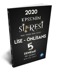 2020 KPSS'nin Şifresi Lise Önlisans 5 Deneme