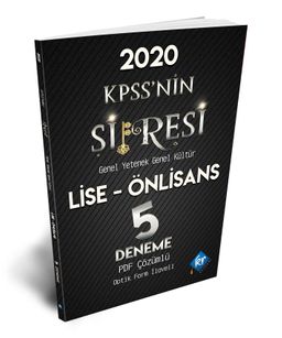 2020 KPSS'nin Şifresi Lise Önlisans 5 Deneme