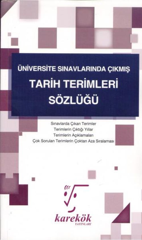 Üniversite Sınavlarında Çıkmış Tarih Terimler Sözlüğü
