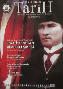 Türk Dünyası Araştırmaları Vakfı Dergisi Eylül 2015 / Sayı:345